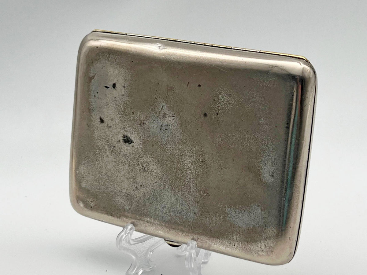 Cigarette Case Jockey on Horse Vintage Soviet | Equestrian 1958 Artel Moscow Jeweler Tobacciana USSR
