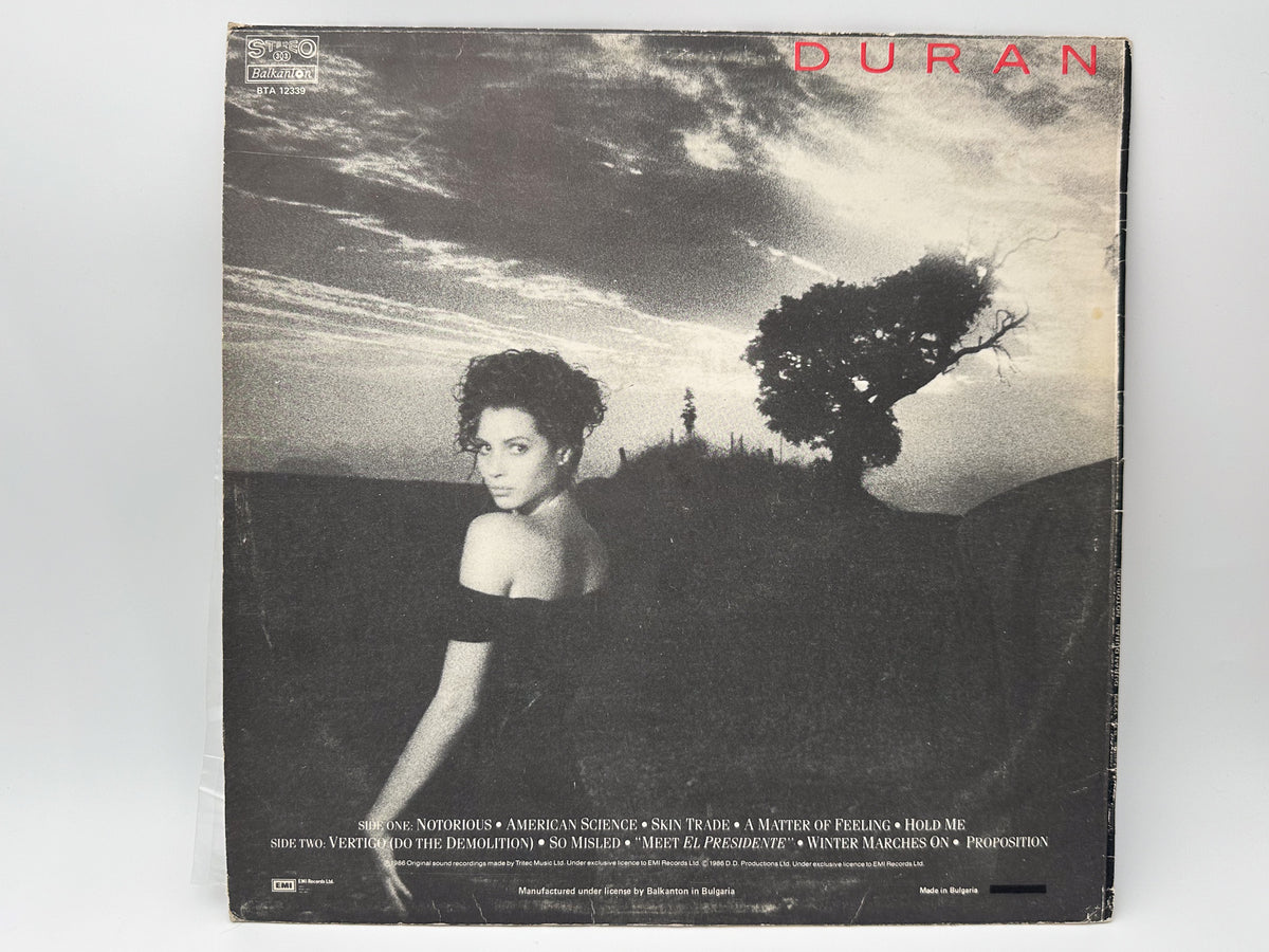 Duran Duran - Notorious (LP, Vinyl, 1989) Balkanton Bulgarian Pressing