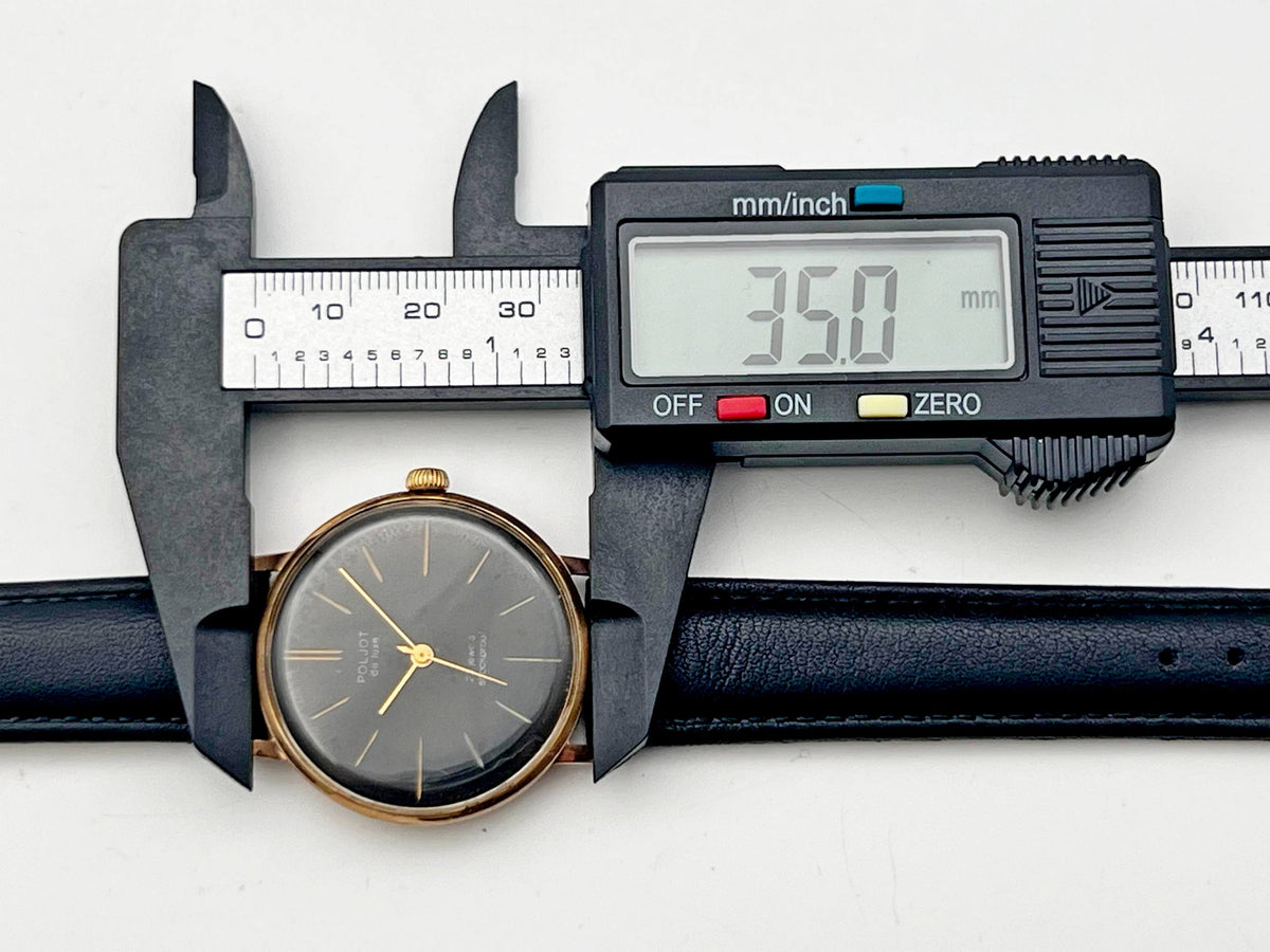 Vintage POLJOT 2209 De Luxe Ultraslim AU20 Soviet Mechanical Watch | Gilding  Wristwatch USSR Watch