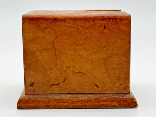 Table Matchbox Holder Karelian Birch Vintage Soviet |  Wood Match Box Stand USSR