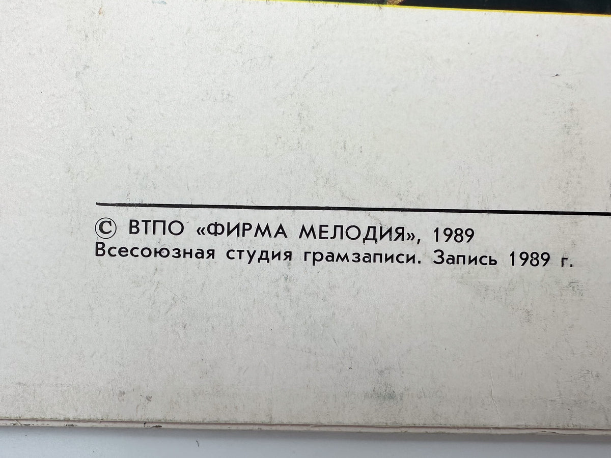 Andrei Makarevich - Songs to the Guitar (Песни под гитару) (LP, Vinyl, 1989) Melodiya USSR