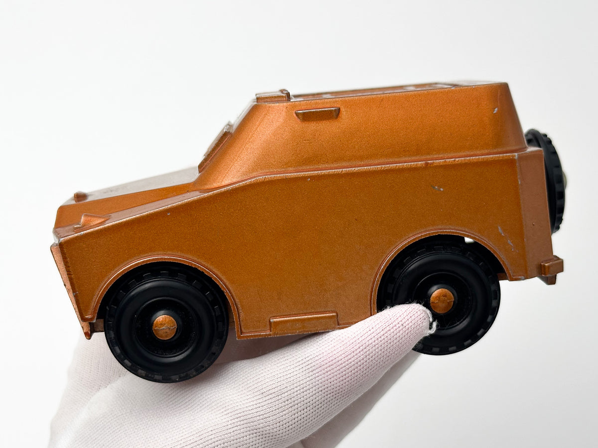 Rare Vintage Soviet Rocket Launcher Armored Car | USSR Diecast Military Toy with 2 Firing Missiles