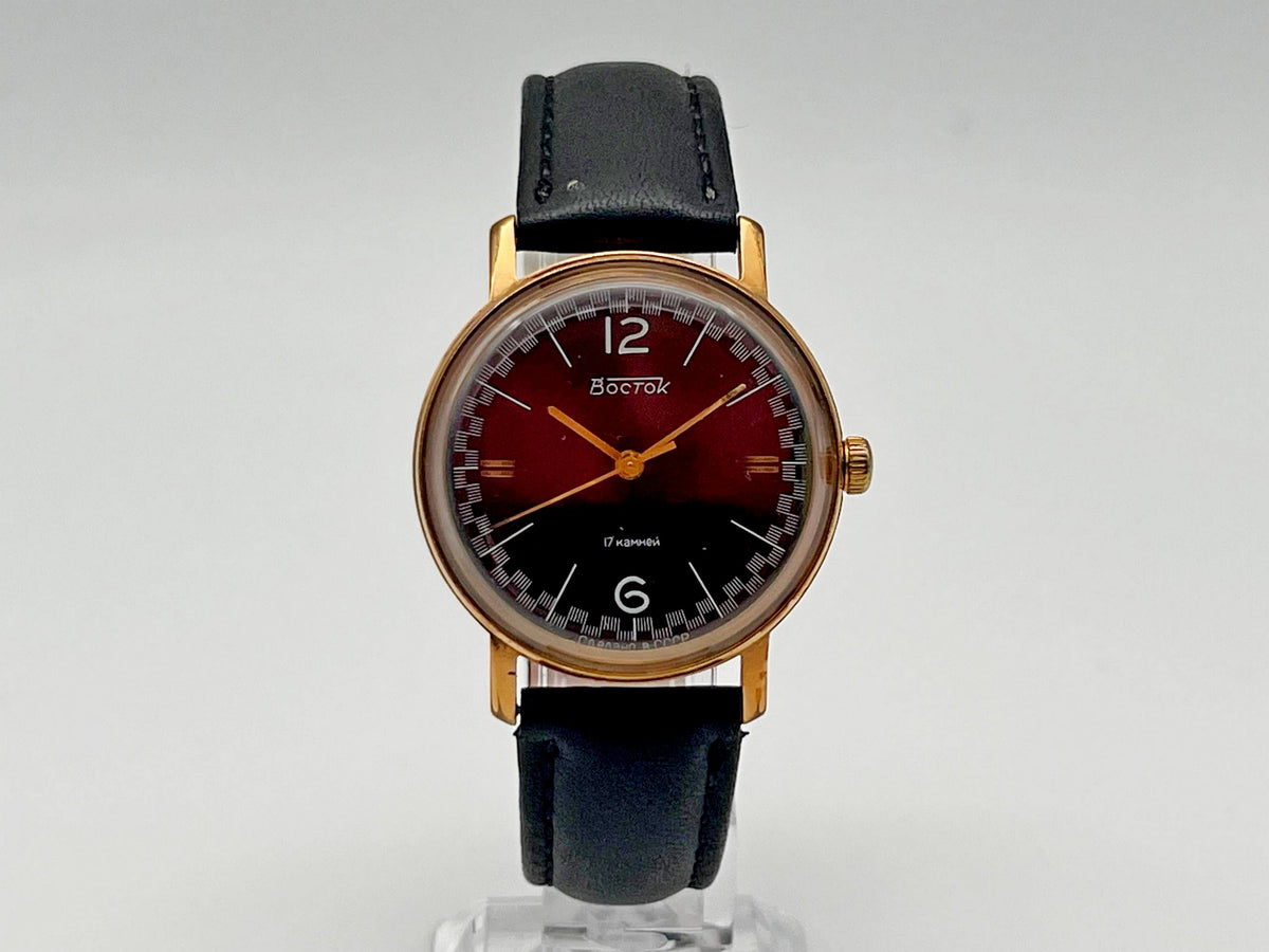 Vintage WOSTOK 2409 AU 20 Soviet Mechanical Watch | Vostok USSR Gilt Watch