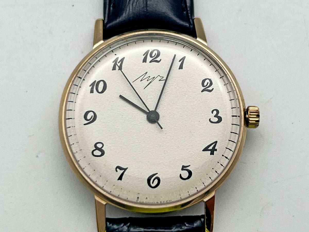 Vintage LUCH 2209 Ultra Slim AU Soviet Mechanical Watch | Wristwatch USSR Watch
