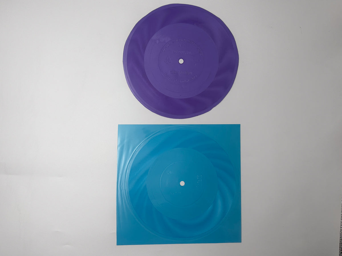 Viktor Tsoi & Kino - Vintage Memorial Fan Set (2 Flexible Vinyls, Notebook Archive & Magazine) USSR