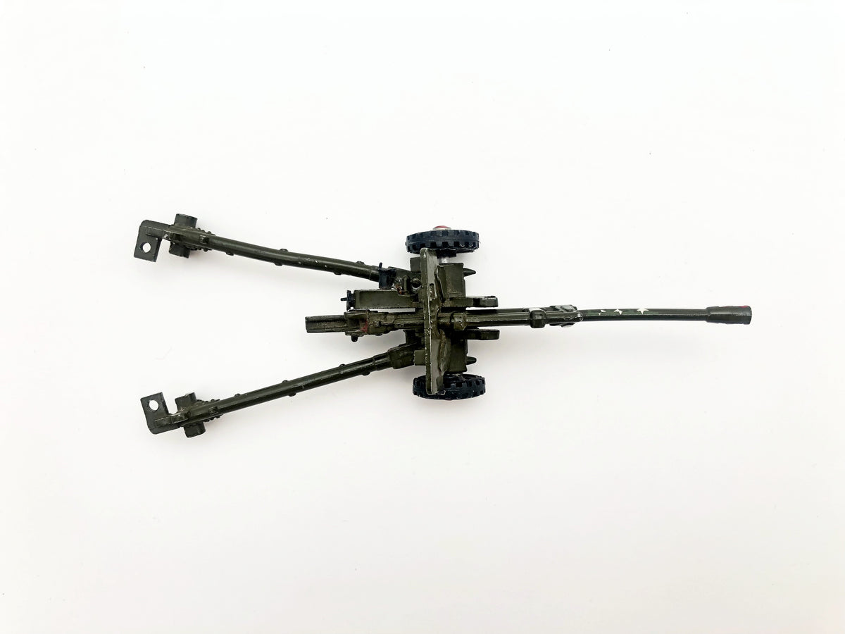 Vintage Soviet Diecast Metal 100mm Anti-Tank Field Gun BS-3 Toy Model USSR 1:43 | Arsenal Plant Leningrad