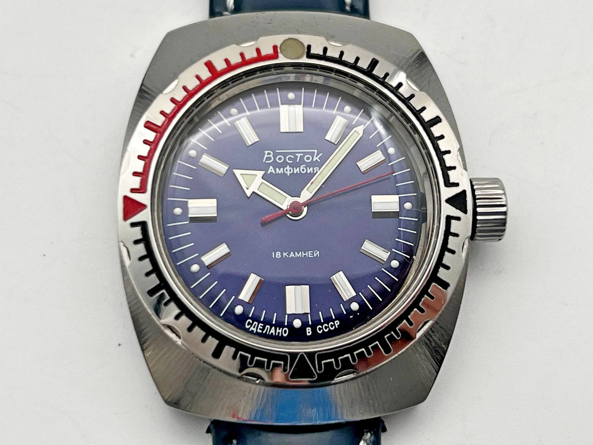 Vintage WOSTOK 2209 Barrel Amphibian Soviet Mechanical Watch | Vostok USSR Watch