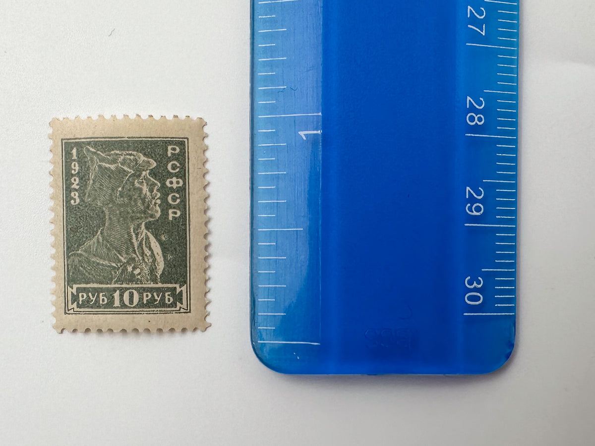 Early Soviet USSR & RSFSR Postage Stamps Collection | Vintage 1920s Definitive Stamp Set of 21 MH