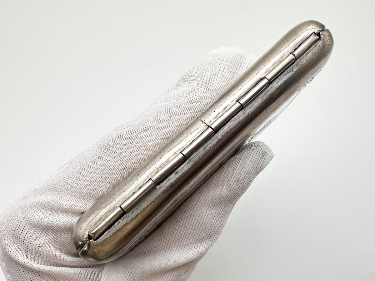Cigarette Case Lenin Library Vintage Soviet | MMP Metallodetal Melchior Tobacciana USSR