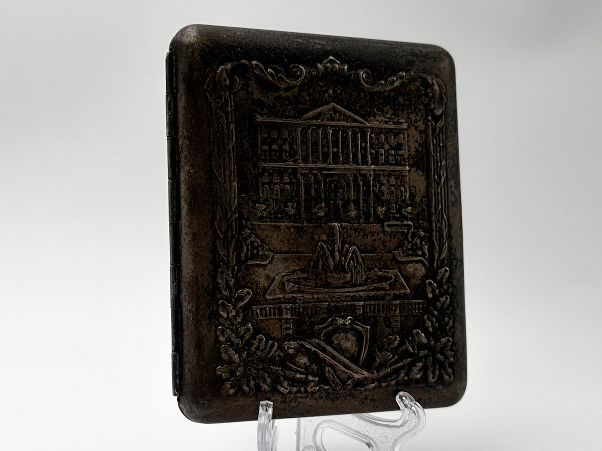 Cigarette Case Bolshoi Theater Vintage Soviet | Moscow Fountain Metallodetal Melchior Tobacciana USSR