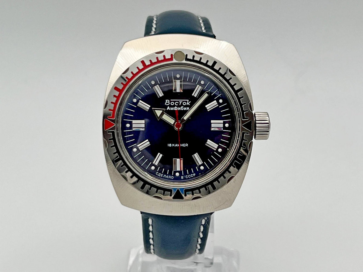 Vintage WOSTOK 2209 Barrel Amphibian Soviet Mechanical Watch | Vostok USSR Watch