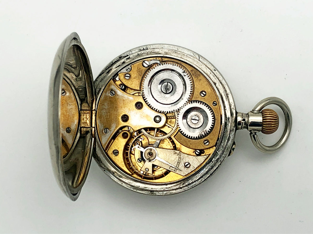 Rare Antique Pavel Buhre Chronograph Pocket Watch Imperial Russia c.1901