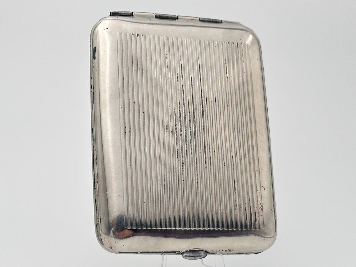 Vintage "VDNH" Soviet Cigarette Case | USSR Exhibition of Achievements of National Economy Embossed Metal Tobacciana