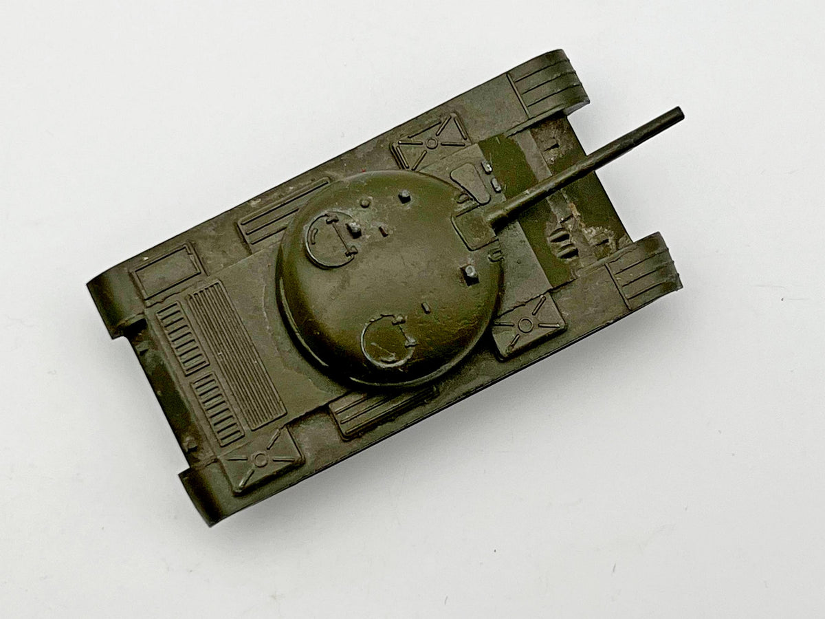 Vintage Soviet Diecast Metal T-54 / T-55 Medium Tank Toy Model USSR 1:72 | Tula Cartridge Works TPZ