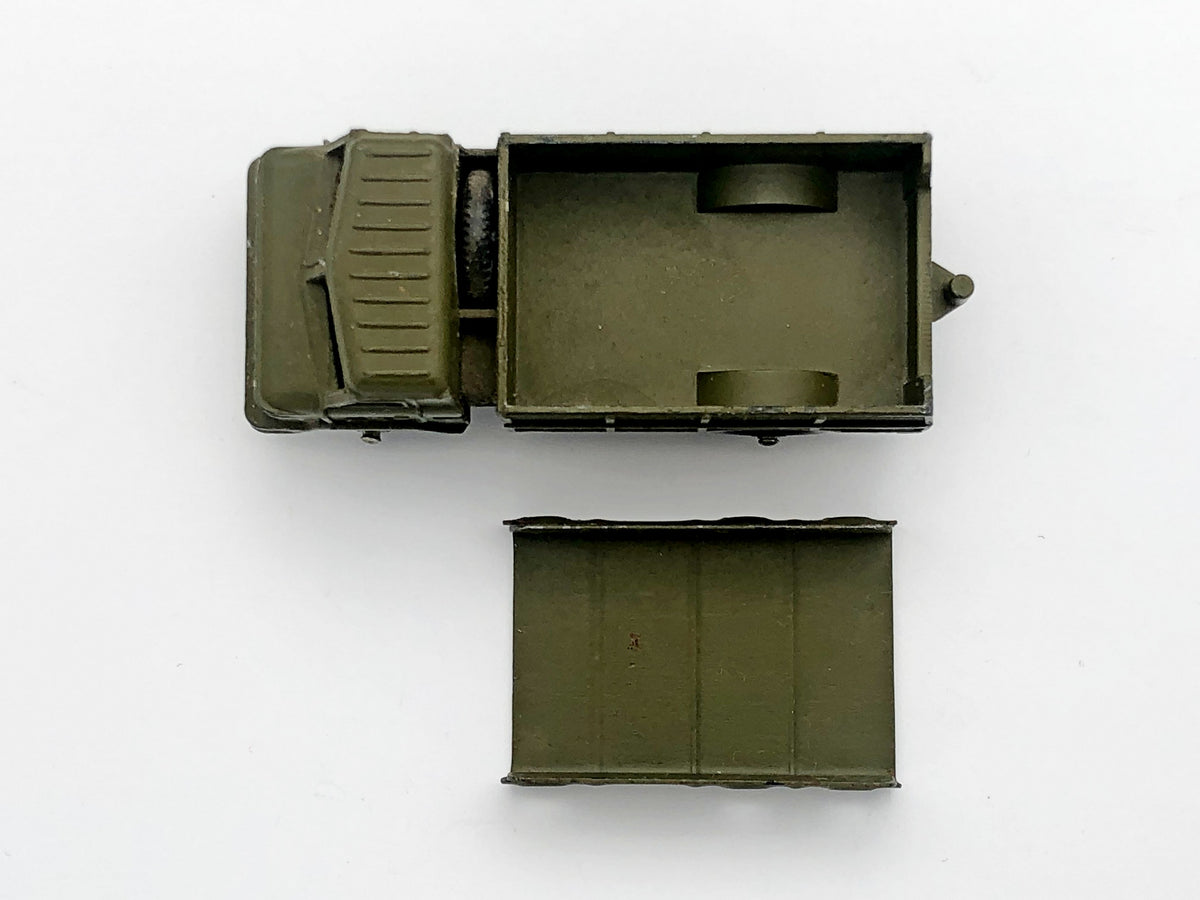 Vintage GAZ-66 Airborne Military Truck Toy | USSR Diecast Metal Shishiga with Canopy