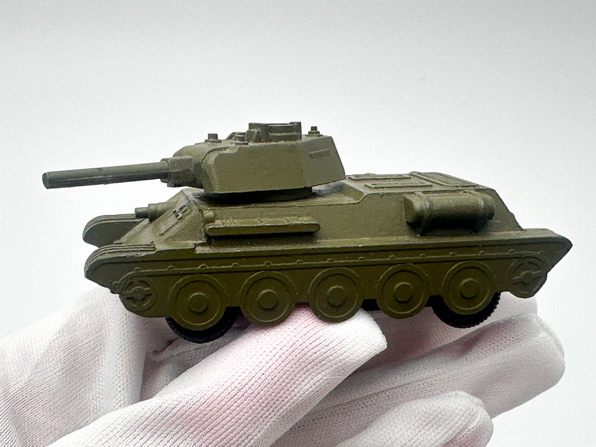 Vintage Soviet T-34 Toy Tank | USSR Diecast Military Armored Vehicle Collectible
