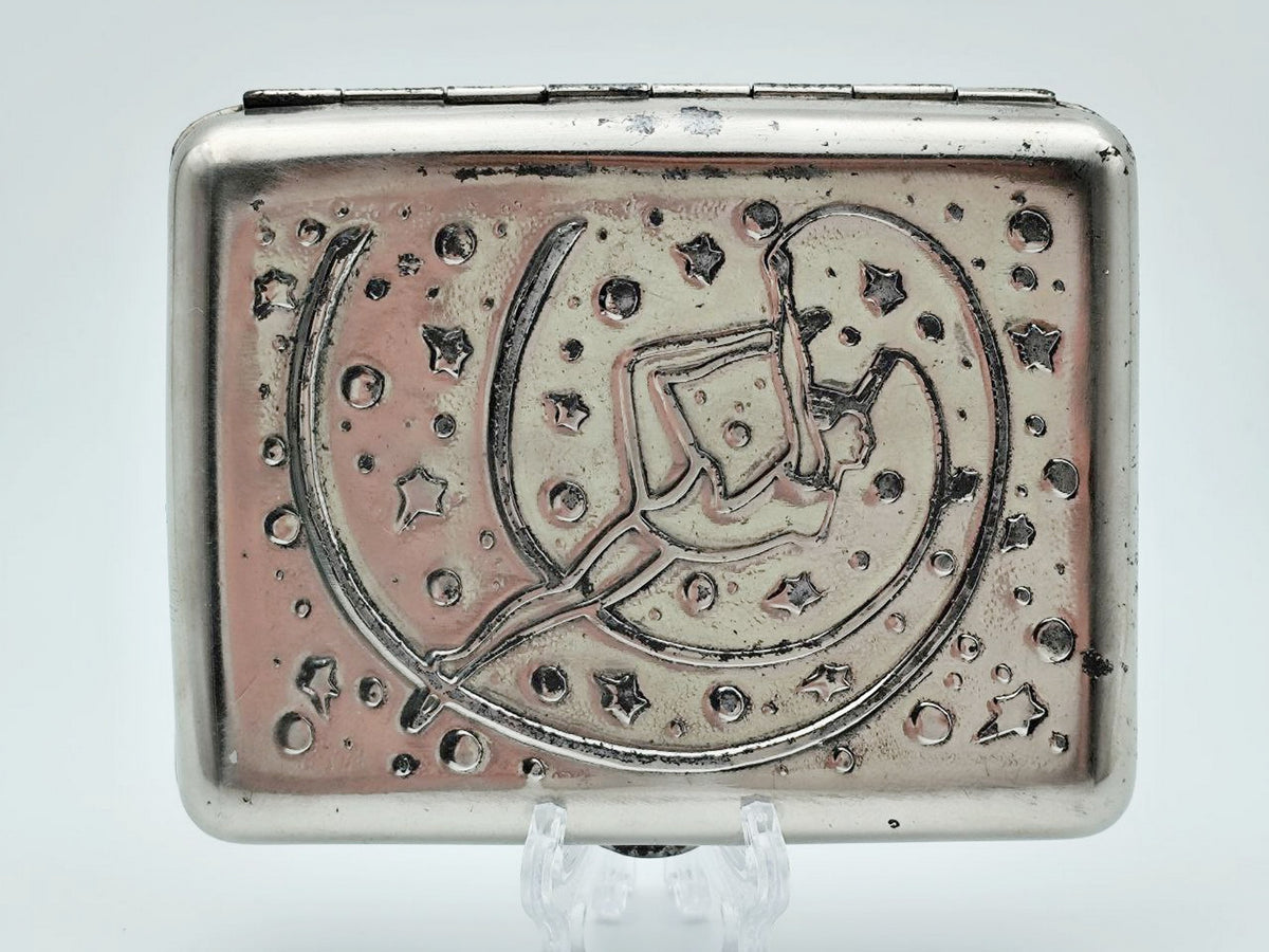 Vintage Artistic Gymnastics Cigarette Case | Retro Sports Pocket Box Soviet Tobacciana USSR