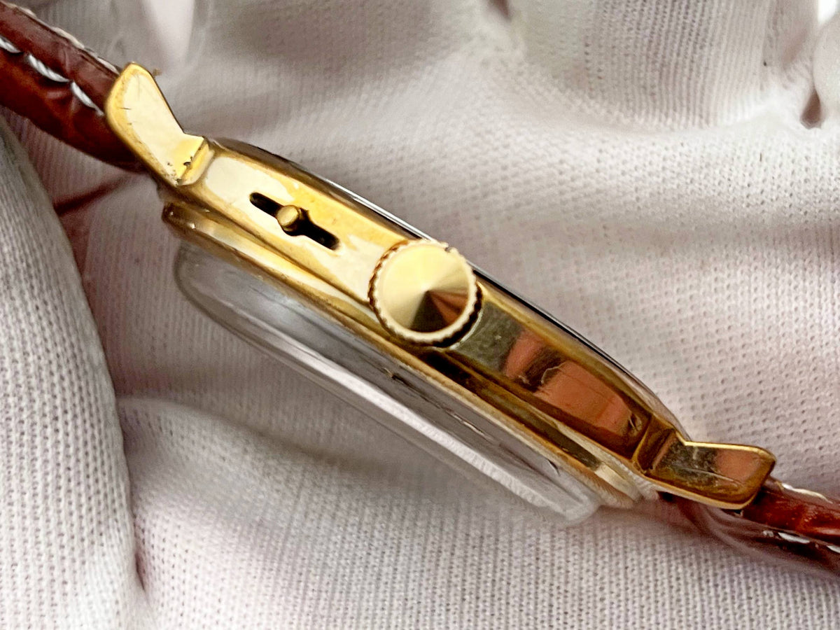 Vintage SLAVA 2428 AU 5 Soviet Mechanical Watch | Gilding  Wristwatch USSR Watch