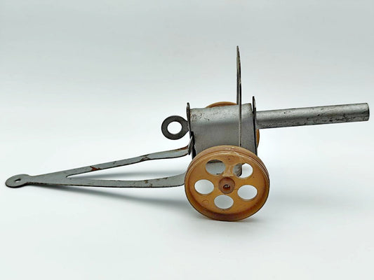 Vintage Soviet Artillery Cannon Toy | USSR Metal Field Gun Military Collectible