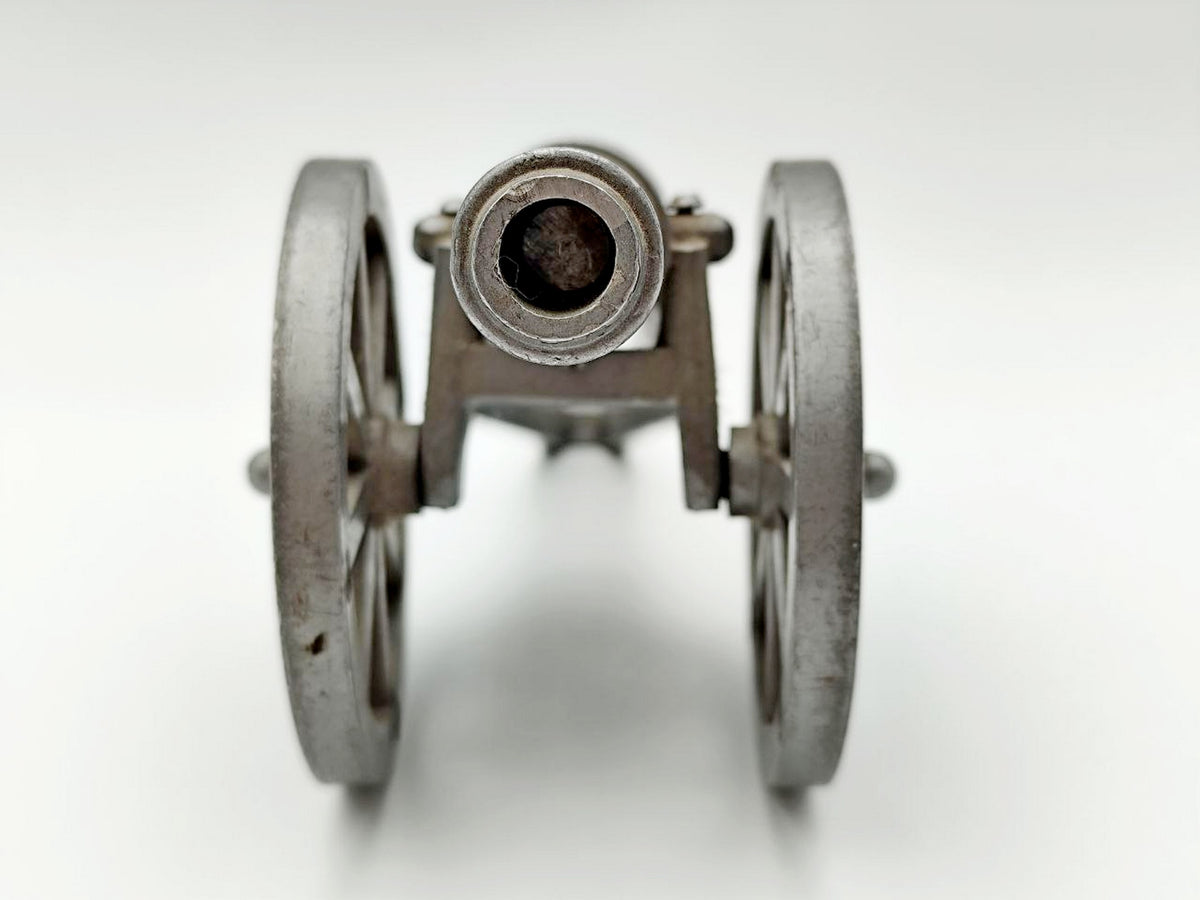 Vintage Soviet Antique Style Artillery Cannon Toy | USSR Metal Field Gun Souvenir
