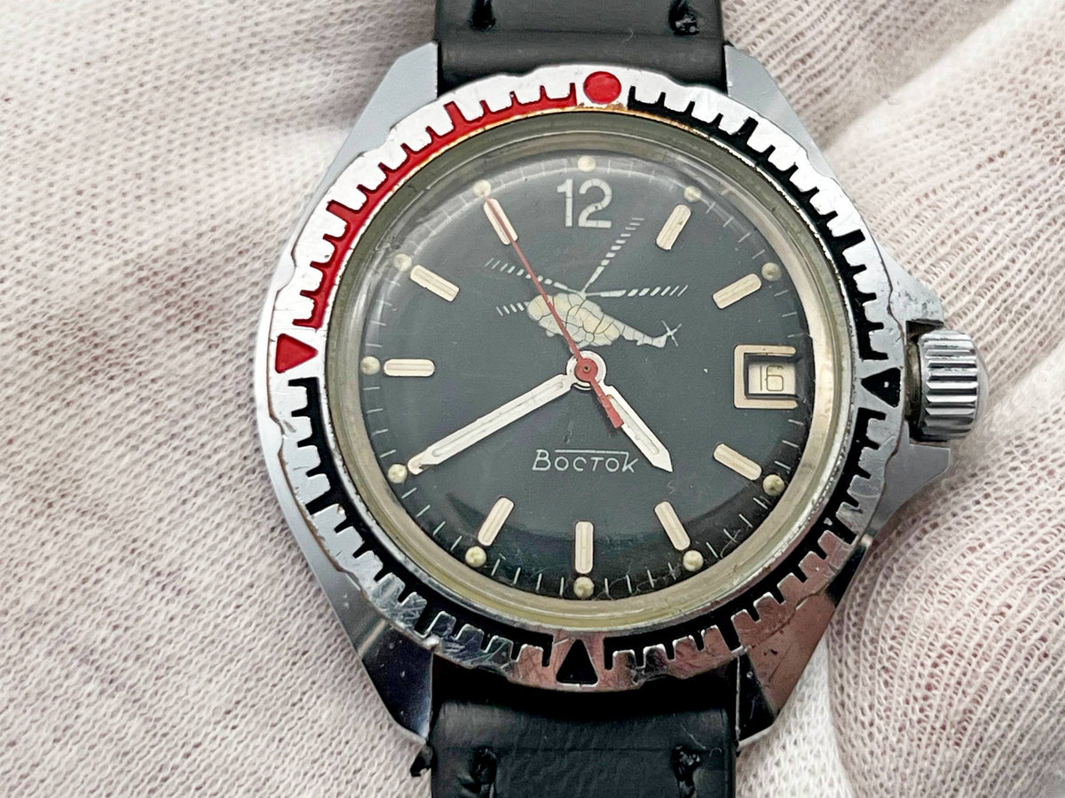 Vintage WOSTOK 2414 Komandirskie Helicopter Soviet Mechanical Watch | Vostok USSR Watch