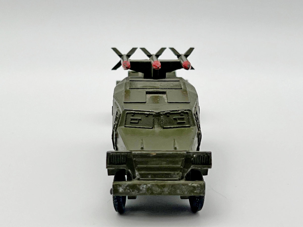 Vintage Soviet Diecast BTR-152 Anti-Tank Rocket Launcher Vehicle with Trailer Toy USSR 1980s | Tula Cartridge Works TPZ