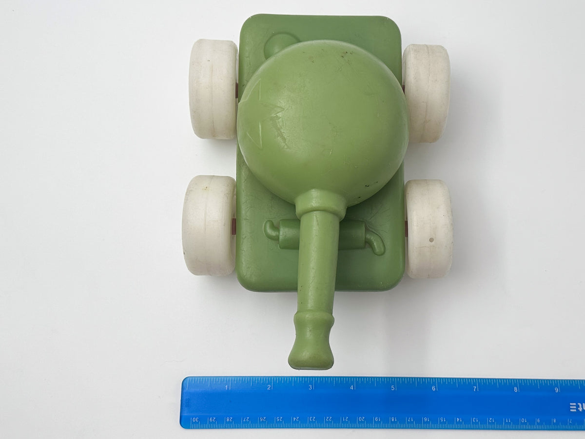 Vintage Soviet Plastic Toy Tank | USSR Retro Wheeled Military Collectible