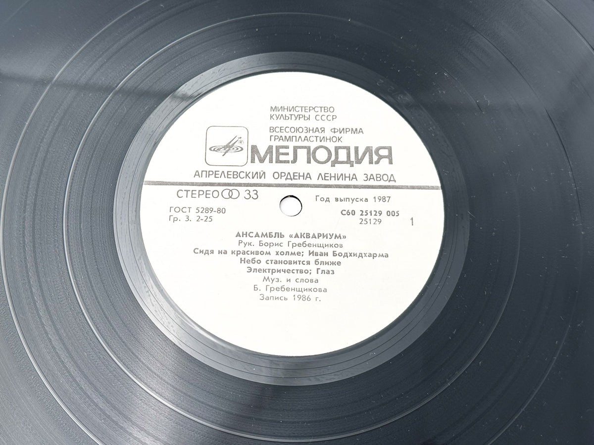 Aquarium - Radio Africa Vinyl LP 1988 Soviet Melodiya USSR