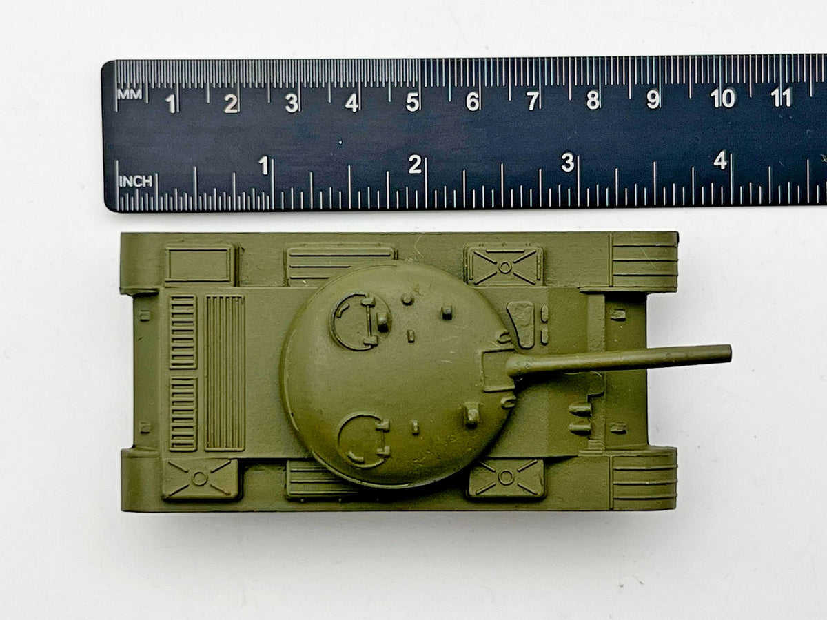 Vintage Soviet Diecast Metal T-54 / T-55 Medium Tank Toy Model USSR 1:72 | Tula Cartridge Works TPZ