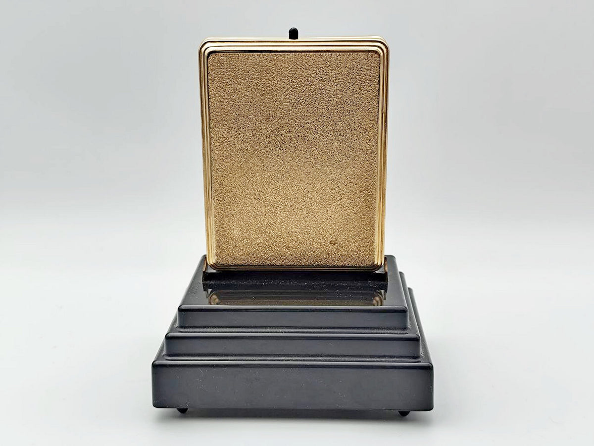 Vintage Musical Cigarette Case 50 Years of October | USSR Wind-up Souvenir Tobacciana