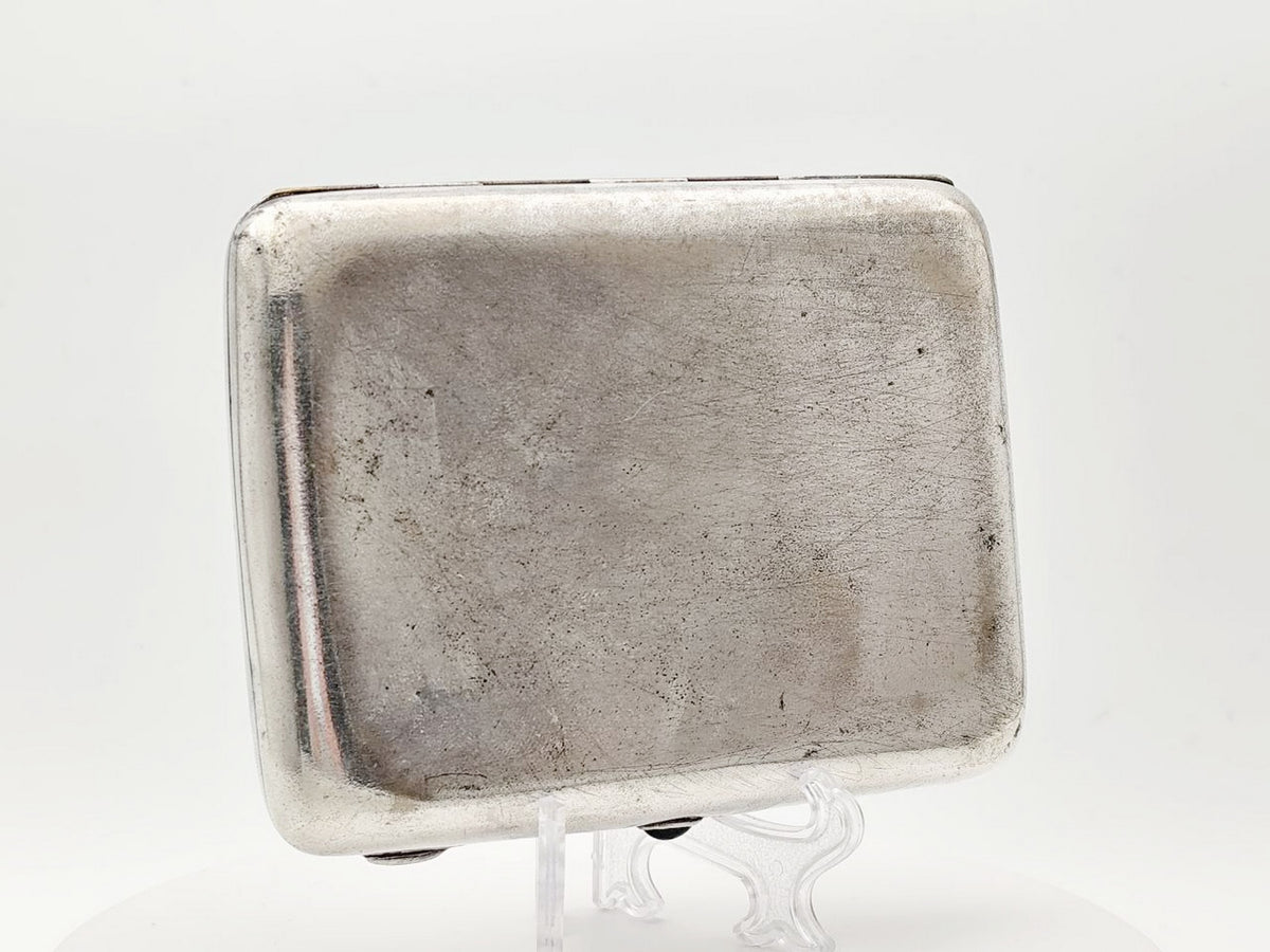 Vintage Equestrian Sport Jockey Cigarette Case | Moscow Jeweler Artel Melchior Soviet Tobacciana USSR