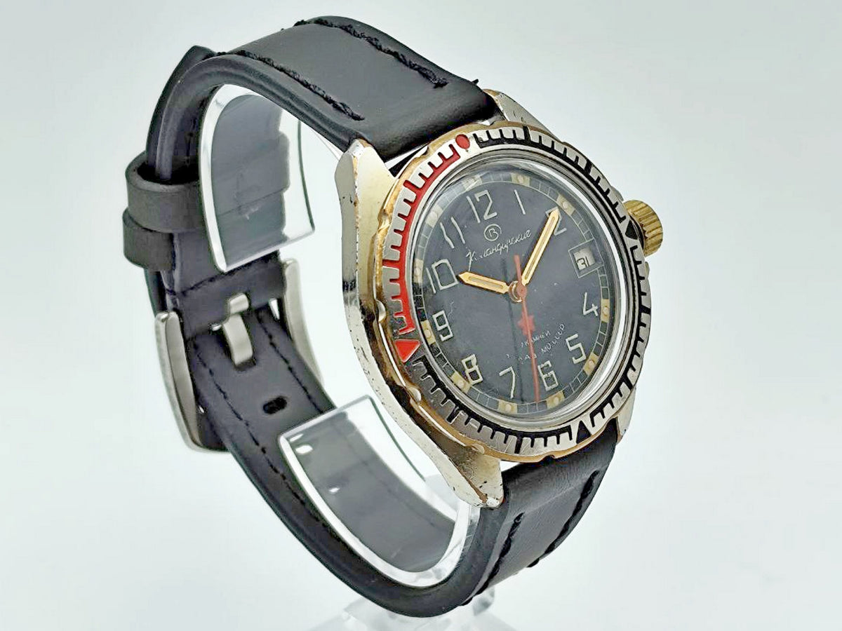 Vintage WOSTOK 2414 Komandirskie Soviet Mechanical Watch | Vostok USSR Watch
