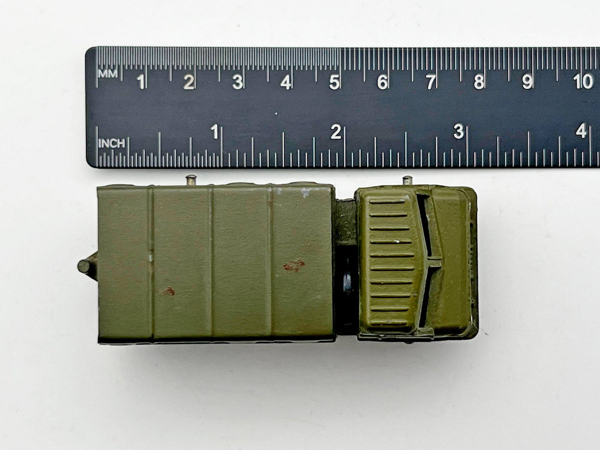 Vintage Soviet Diecast GAZ-66 Military Cargo Truck with Field Gun Toy USSR 1980s | Tula Cartridge Works TPZ