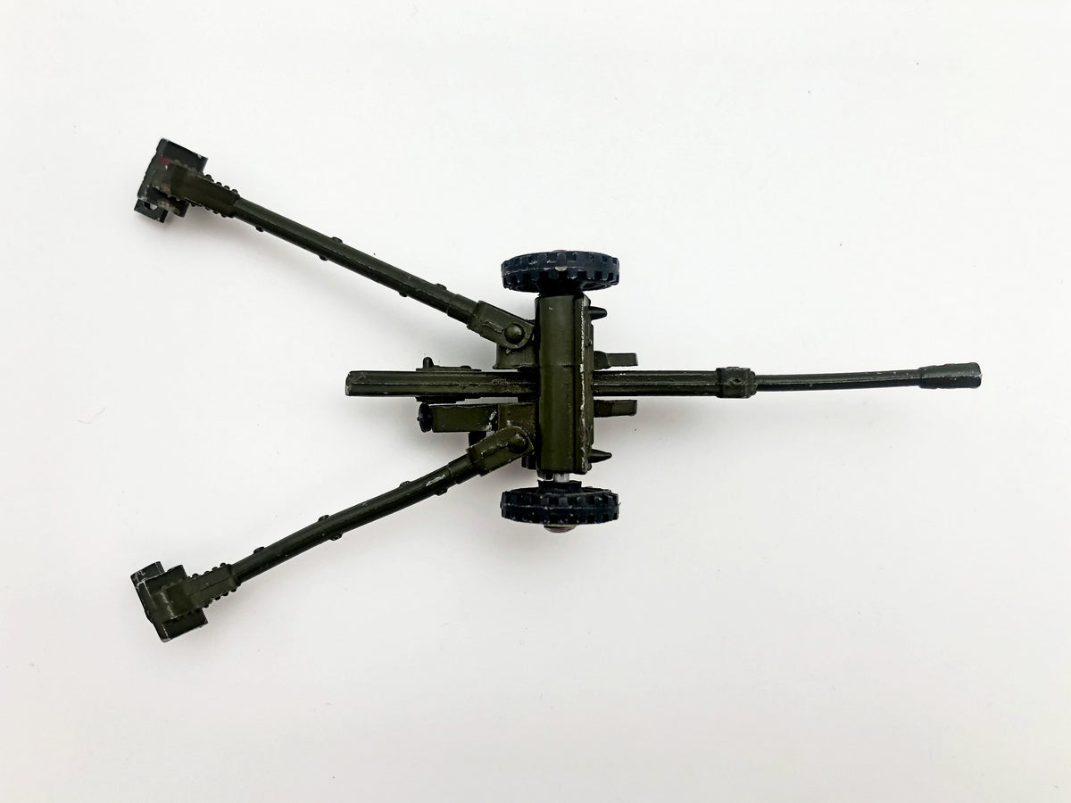 Vintage Soviet Diecast Metal 100mm Anti-Tank Field Gun BS-3 Toy Model USSR 1:43 | Arsenal Plant Leningrad