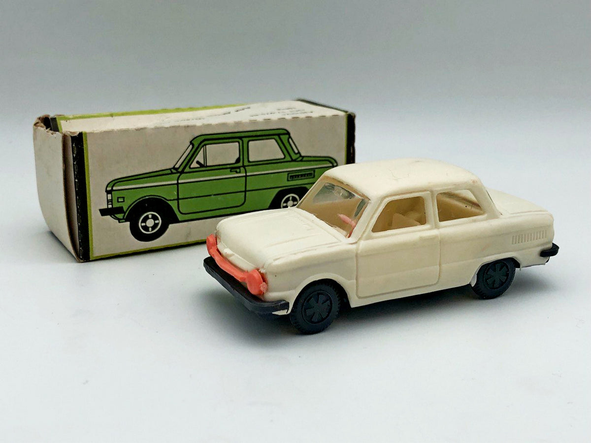 Vintage ZAZ-968 Zaporozhets Toy Car with Box | USSR Plastic Collectible Miniature