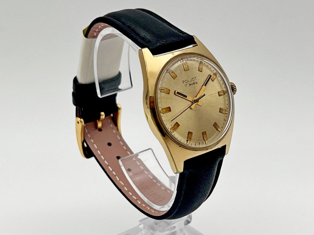 Vintage POLJOT 2609 AU10 Soviet Mechanical Watch | Gilding  Wristwatch USSR Watch