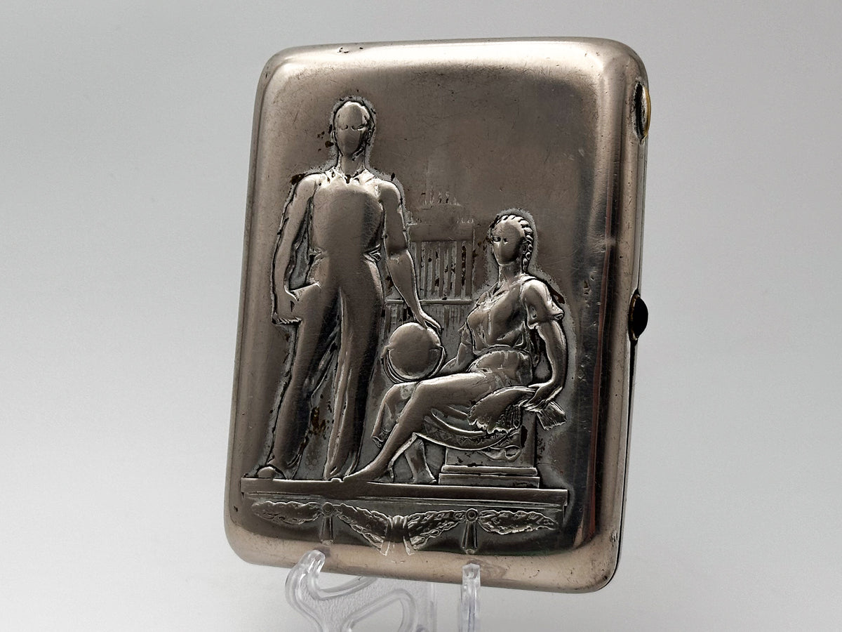Cigarette Case Moscow State University Vintage Soviet | Students MGU 1957 Tobacciana USSR