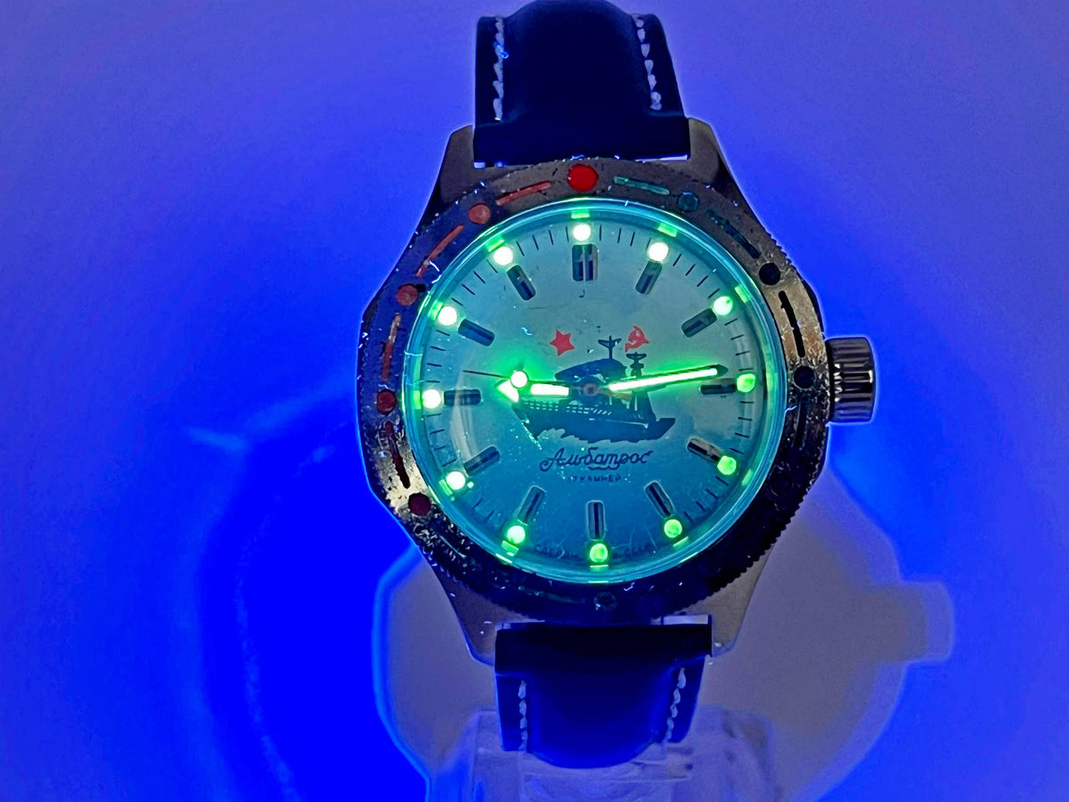 Vintage VOSTOK Amphibian Albatros 2409 Soviet Mechanical Watch WOSTOK | USSR Military Anti-Submarine Ship 17 Jewels 200m Diver Watch