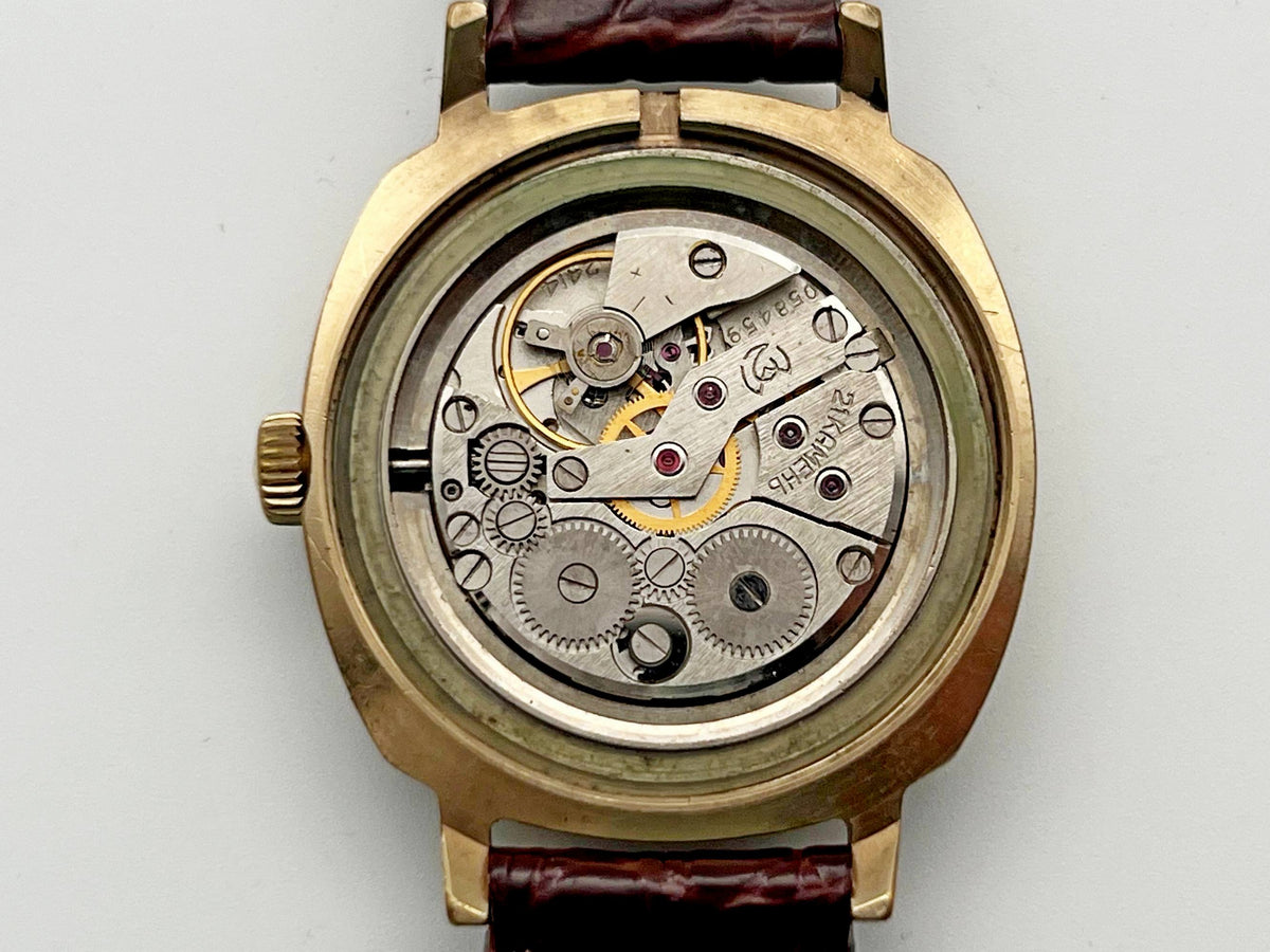 Vintage SLAVA 2414 AU 10 Soviet Mechanical Watch | Gilding  Wristwatch USSR Watch