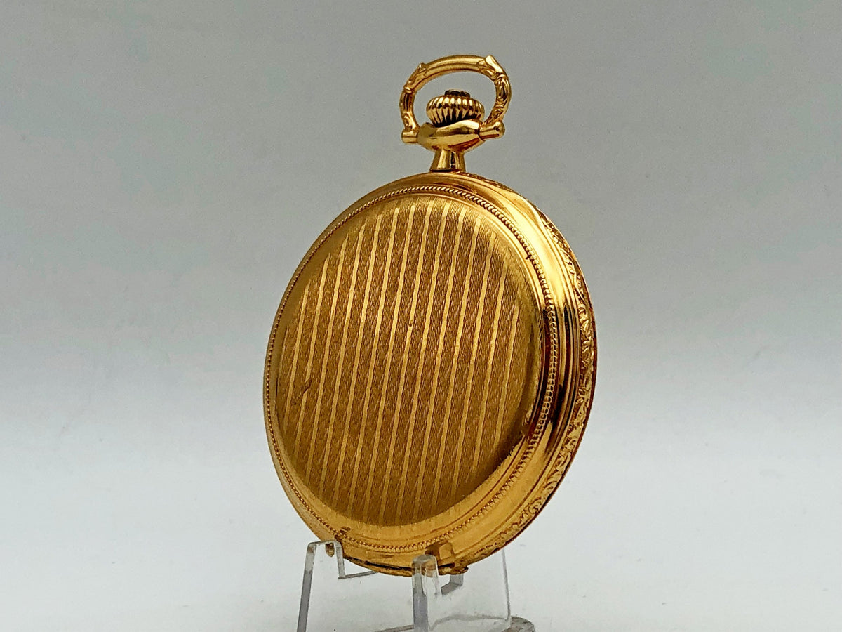 Antique Tegra Chronometre Swiss Pocket Watch | Gold Plated Mechanical Watch