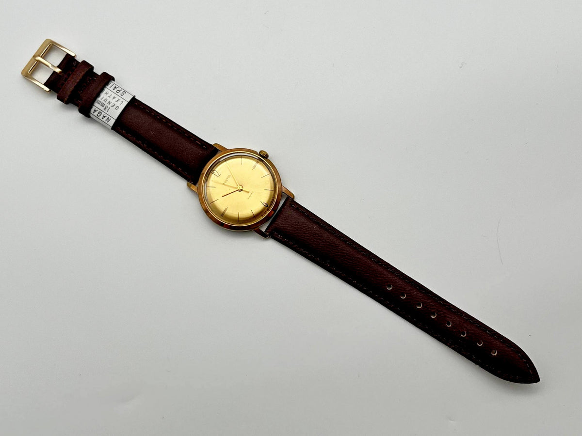 Vintage WOSTOK 2209 AU 20 Ultraslim Gilt Mechanical Wristwatch | Vostok USSR Watch