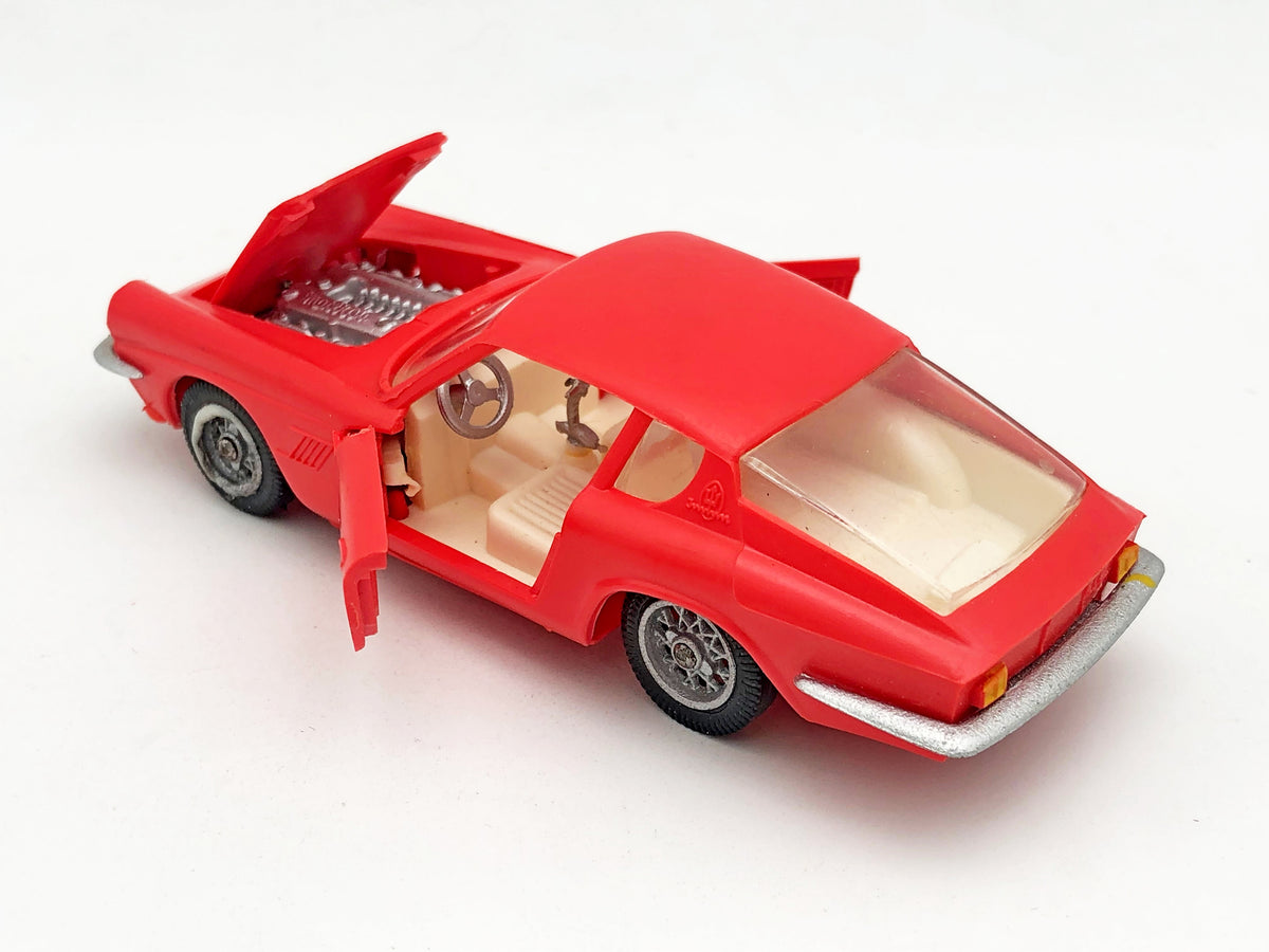 Vintage Maserati Mistral Coupe Model Car with Box | USSR 1:43 Scale Diecast Collectible Remake