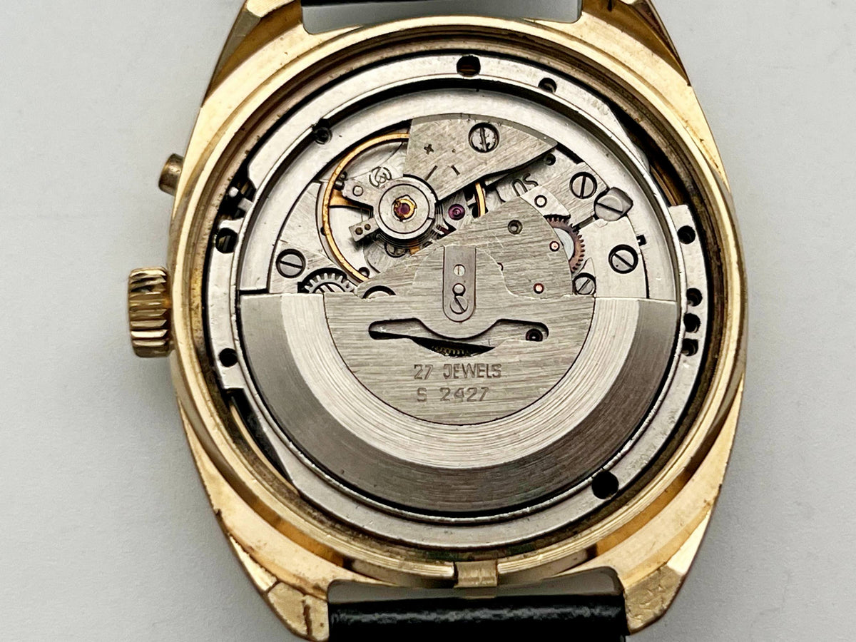 Vintage SLAVA 2427 AU Self-Winding Soviet Mechanical Watch | Gilding  Wristwatch USSR Watch