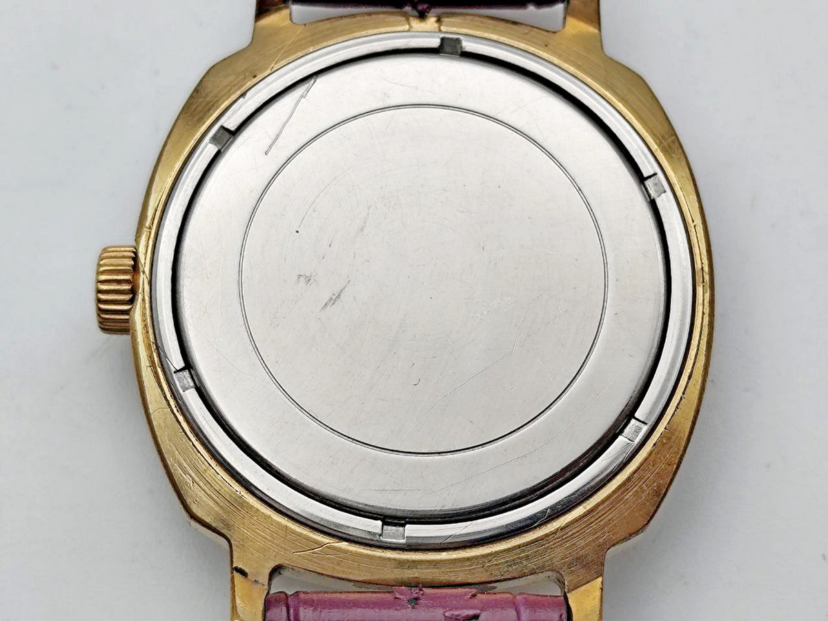 Vintage SLAVA 2414 AU 10 Soviet Mechanical Watch | Gilding  Wristwatch USSR Watch