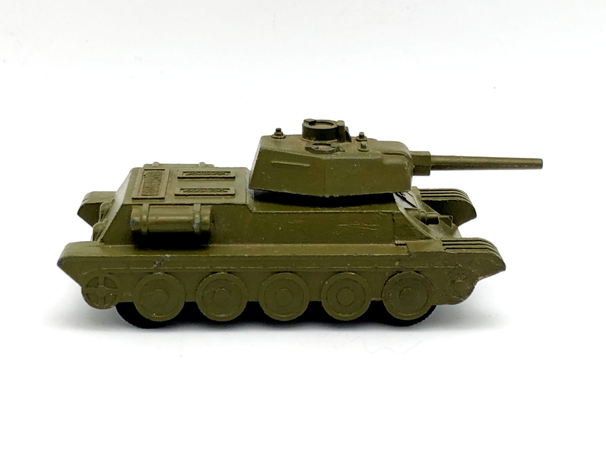 Vintage T-34 Tank Diecast Toy | USSR Military Vehicle Collectible Metal Model