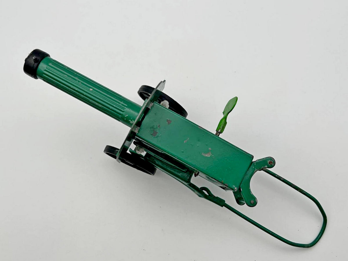 Vintage Soviet Maxim Machine Gun Toy | USSR Pressed Steel Military Collectible