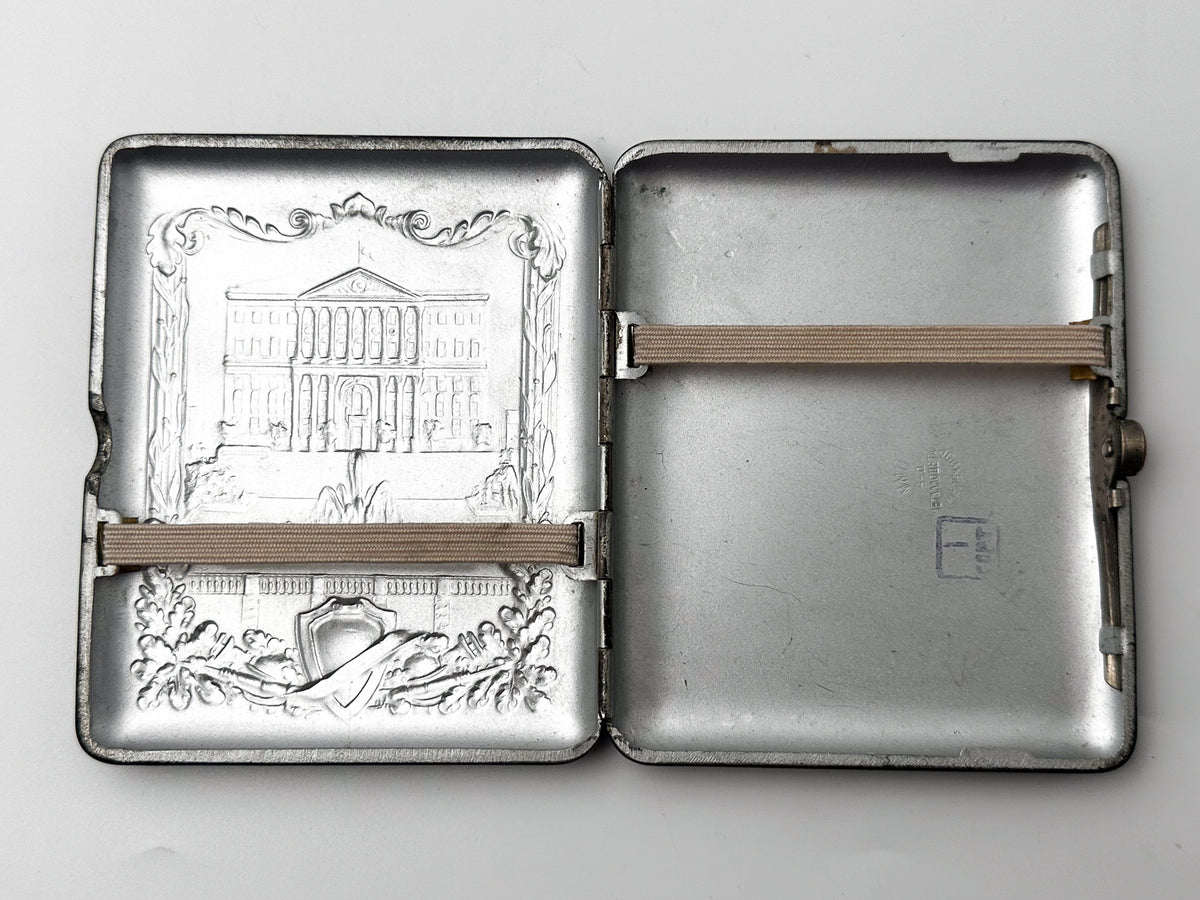 Cigarette Case Bolshoi Theater Vintage Soviet | Moscow Fountain Metallodetal Melchior Tobacciana USSR
