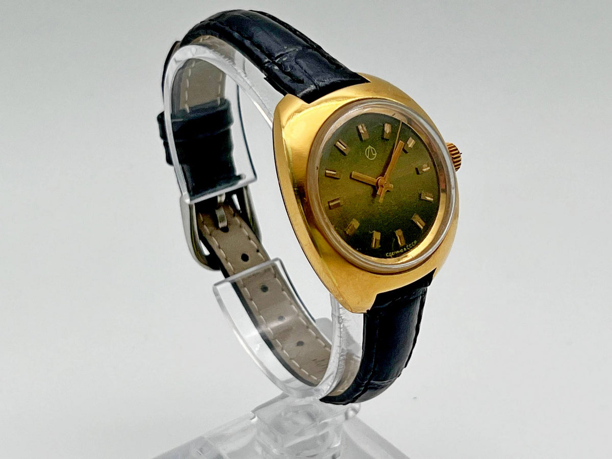 Vintage LUCH 1809 AU Ladies Soviet Mechanical Watch | Gilding  Wristwatch USSR Watch