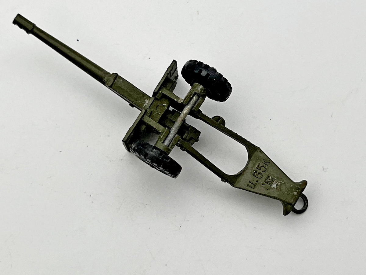Vintage Soviet Diecast GAZ-66 Military Cargo Truck with Field Gun Toy USSR 1980s | Tula Cartridge Works TPZ
