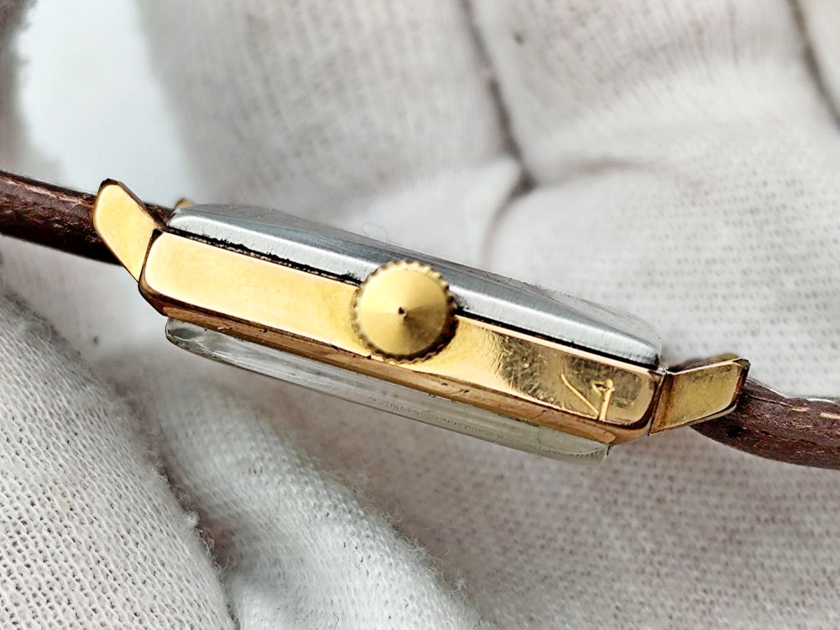 Vintage SLAVA 2414 AU 20 Soviet Mechanical Watch | Gilding  Wristwatch USSR Watch